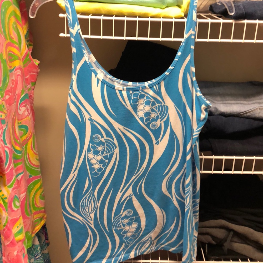 Lilly Pulitzer Resort Joe Fish Tabbie Tank